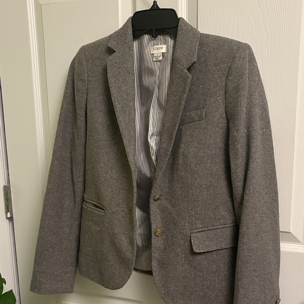 J. Crew Classic Gray Blazer